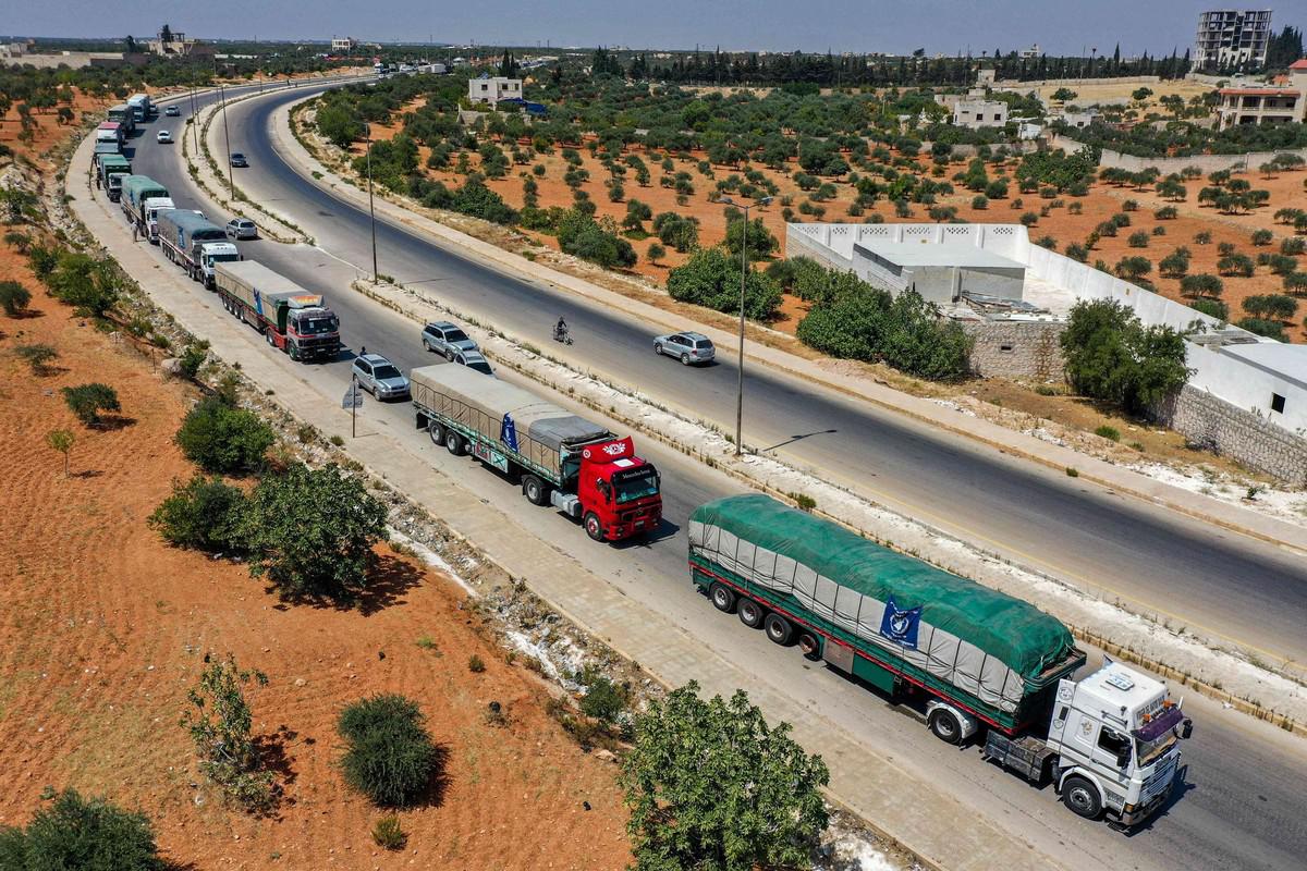 الطرق المؤدية الى معبر باب الهوى تضررت جراء الزلزال