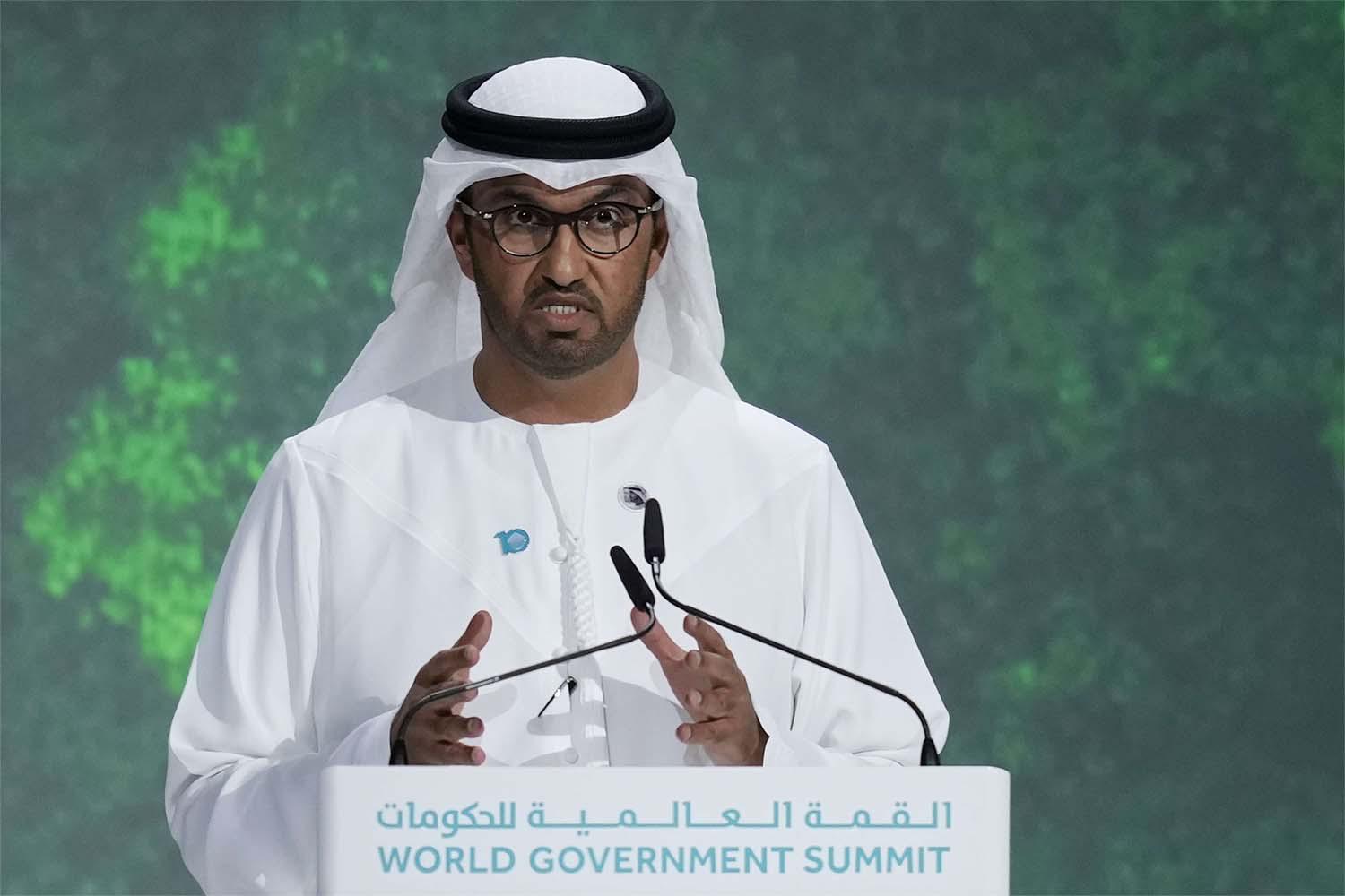 Al-Jaber says the UAE is not shying away from the energy transition