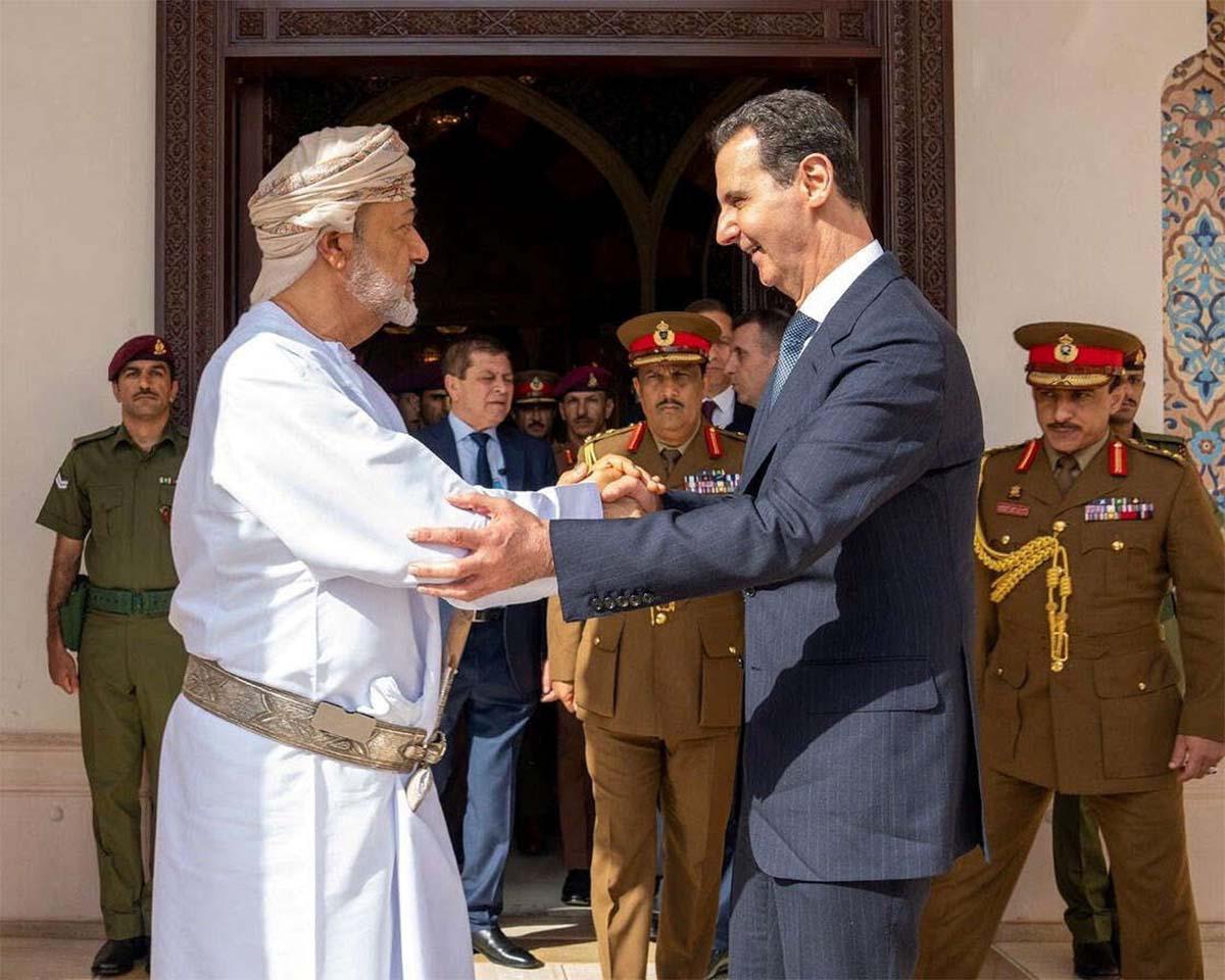 Assad received by Sultan Haitham bin Tariq