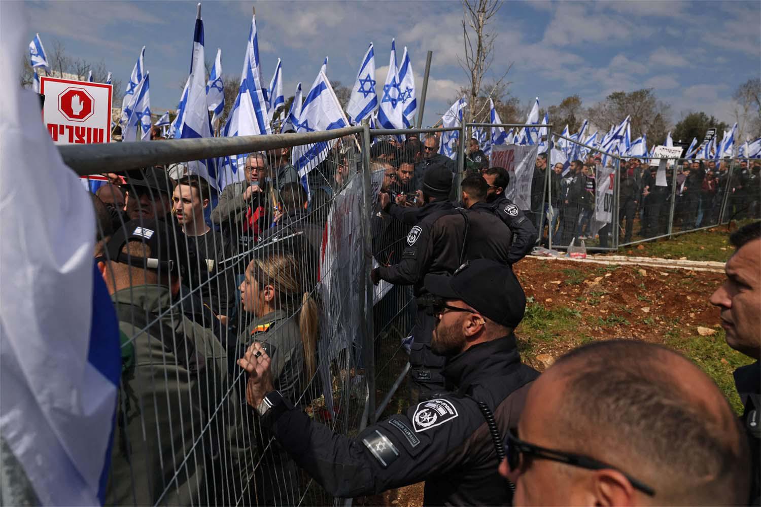 It is the largest protest outside the Knesset in years