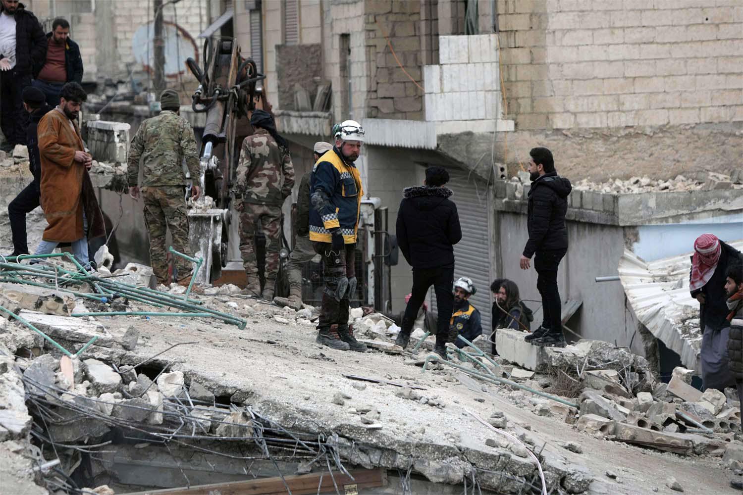 Infrastructure damage and difficulty with road access are hampering aid delivery into northwestern Syria