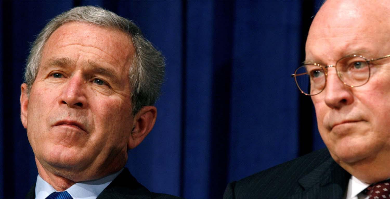 Bush relied on mythical weapons of mass destruction and a nonexistent link between Iraqi President Saddam Hussein and the 9/11 attacks to justify his war on Iraq