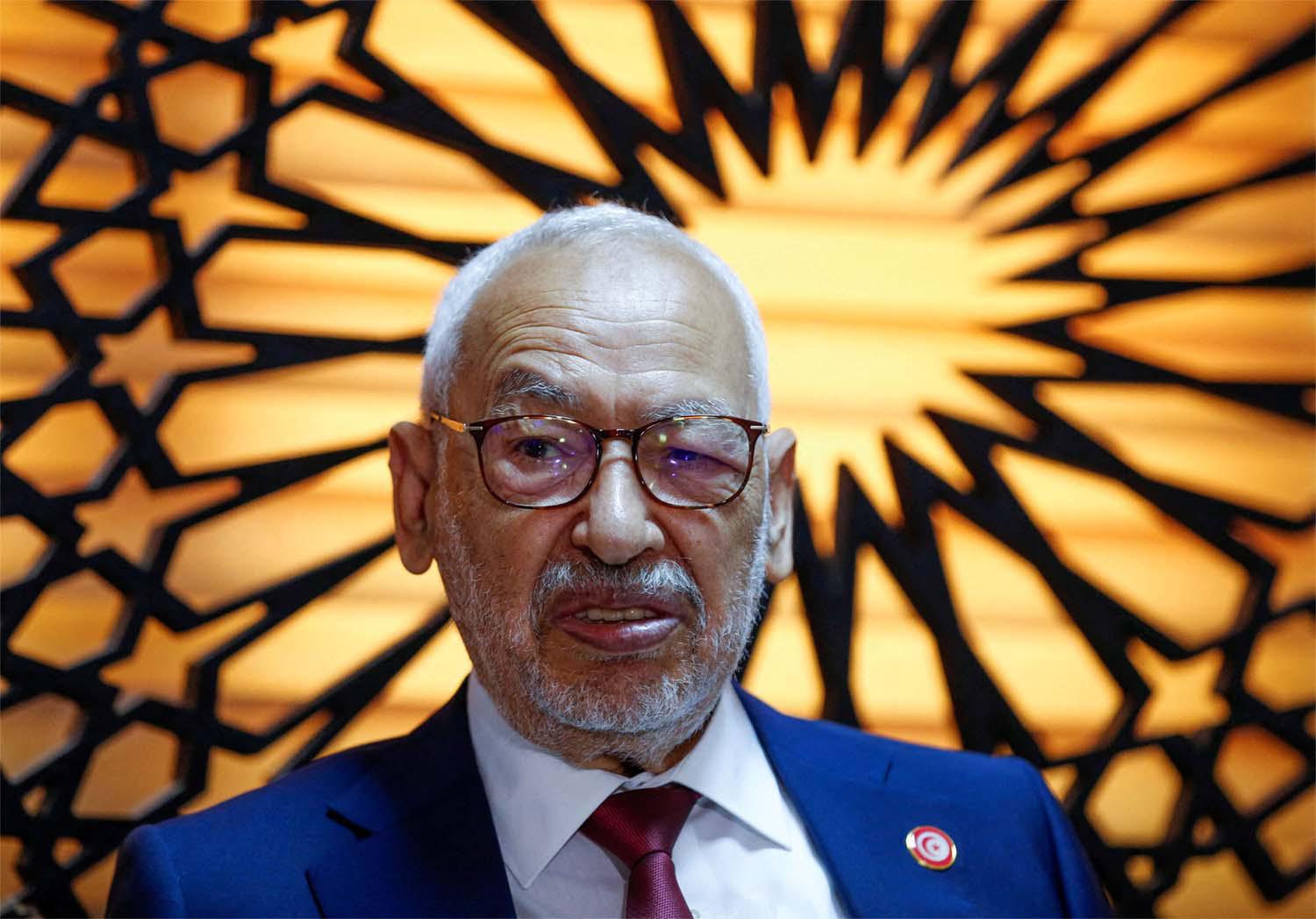 Tunisian Islamist leader Rached Ghannouchi 