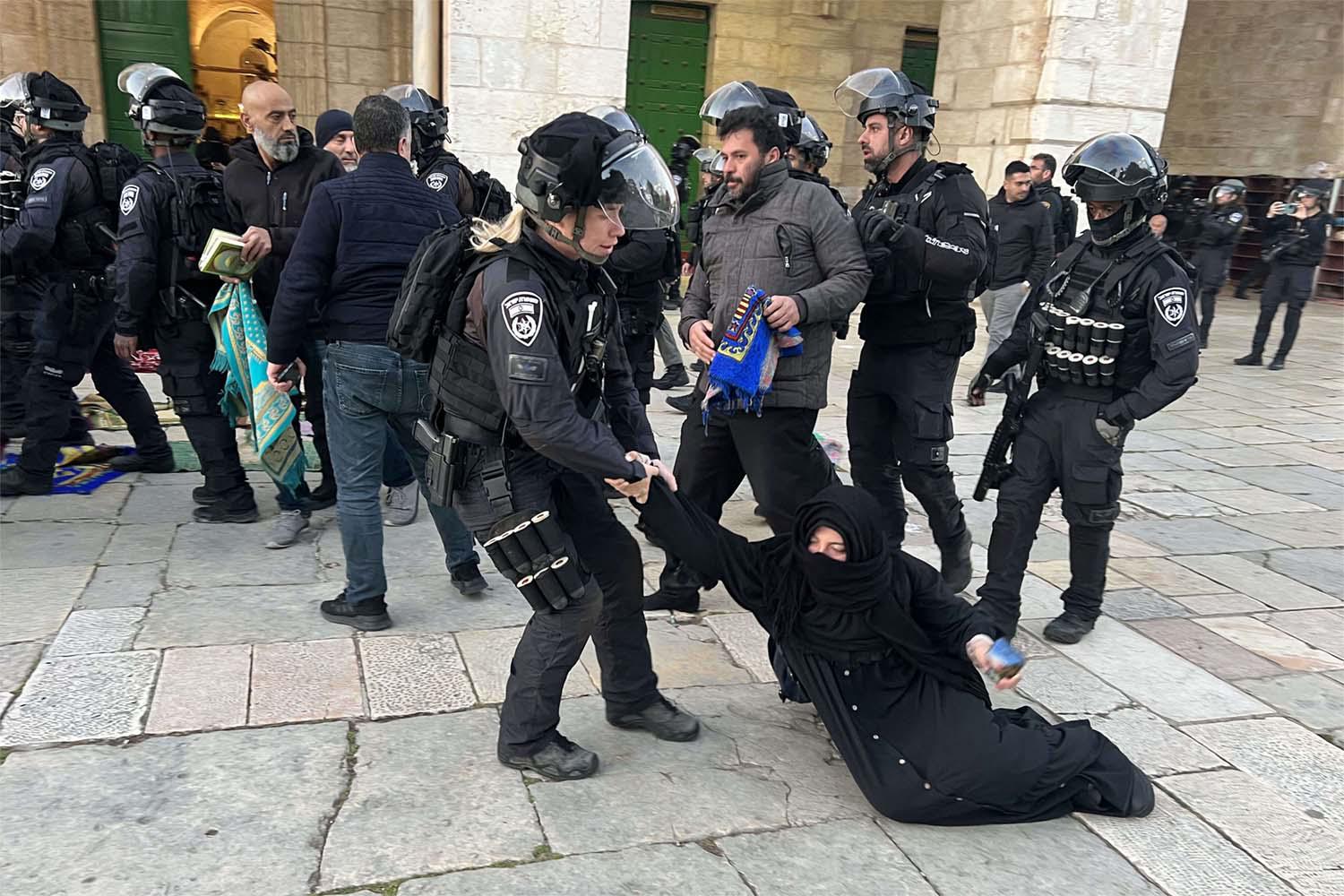 The scene of festive holiday-makers picnicking and praying at the holy site transformed into one of violence