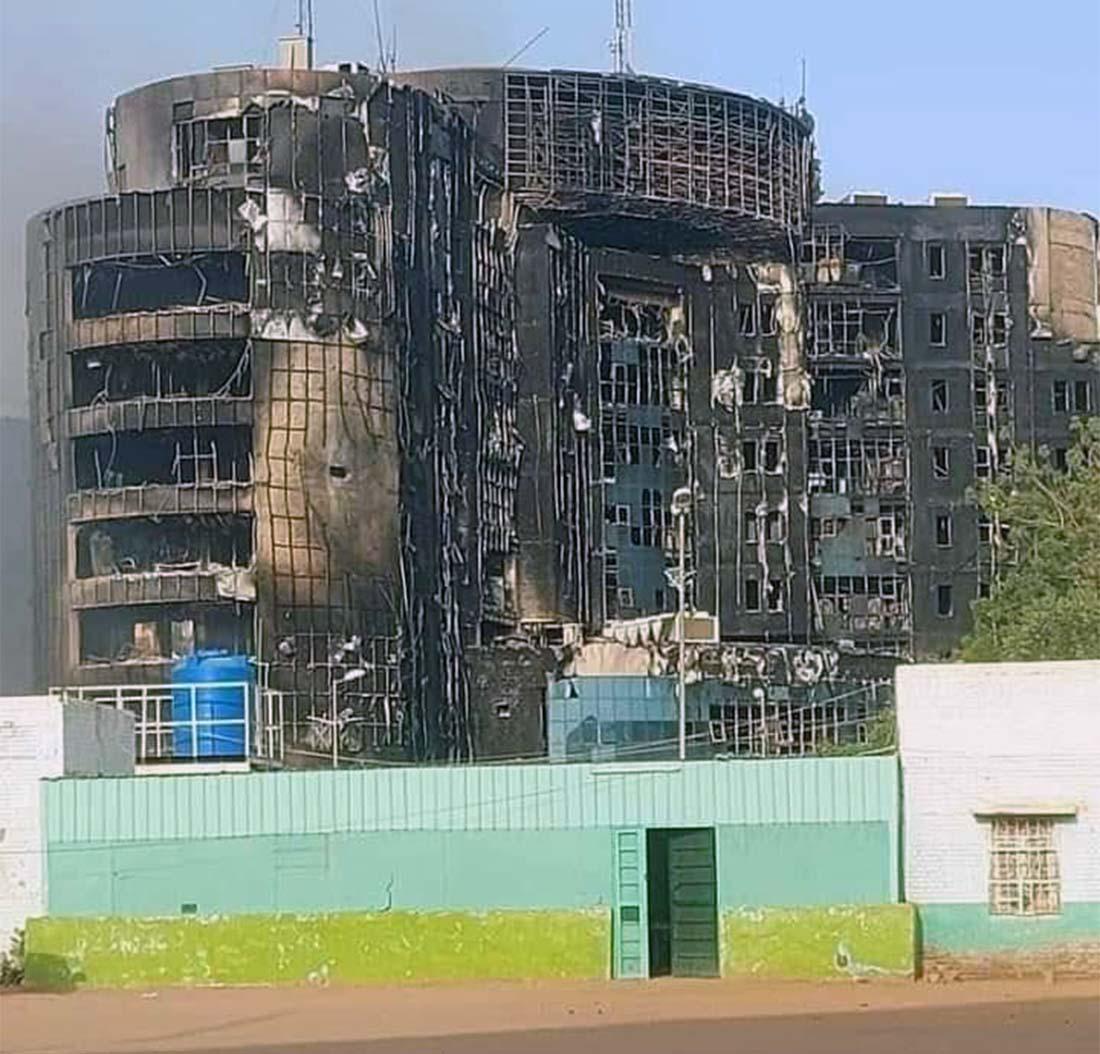 Headquarters of the General Command of Sudan's army in Khartoum