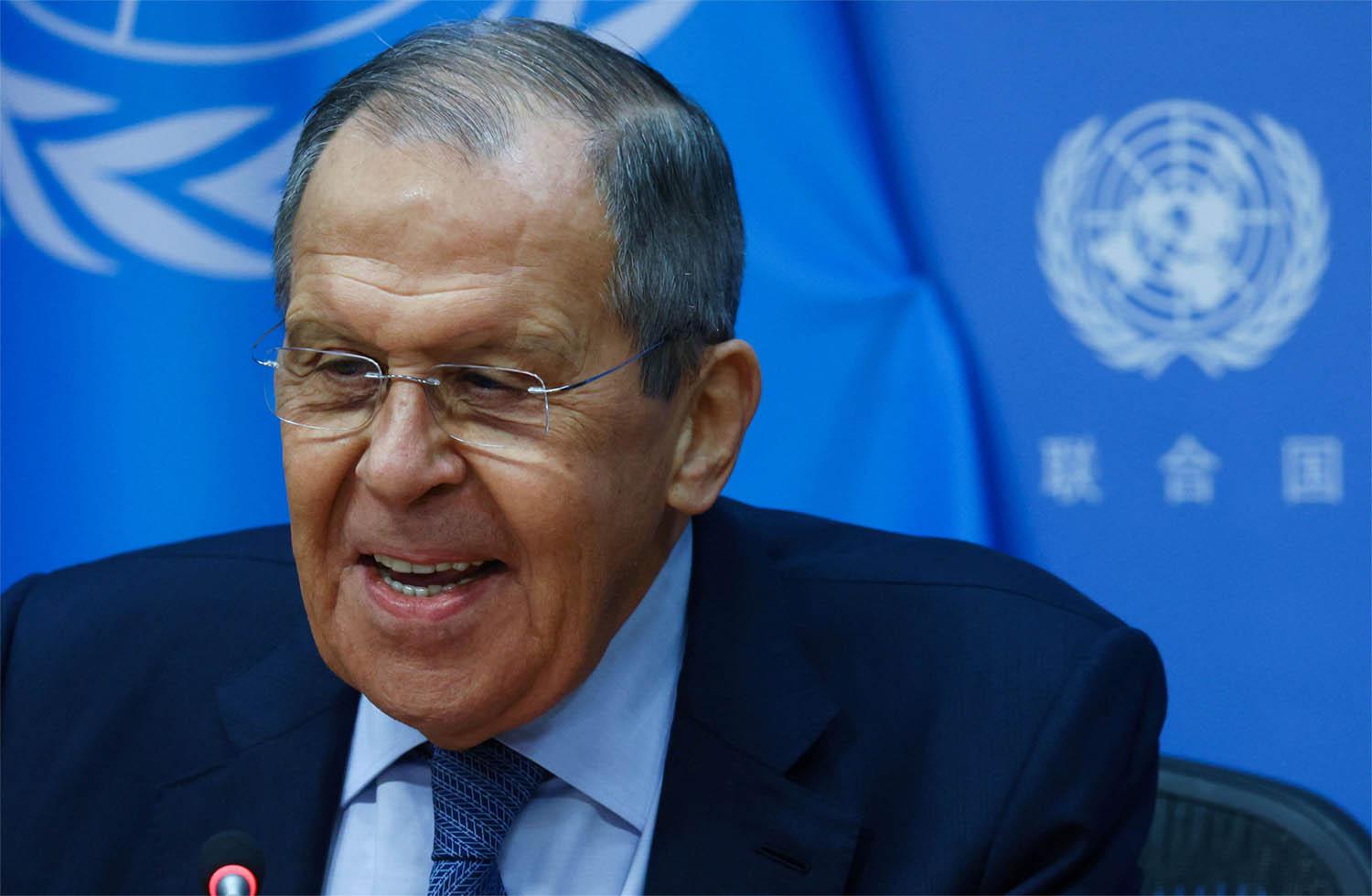 Russian Foreign Minister Sergei Lavrov 