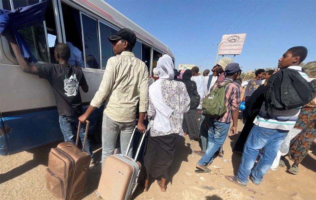 Thousands are fleeing Khartoum