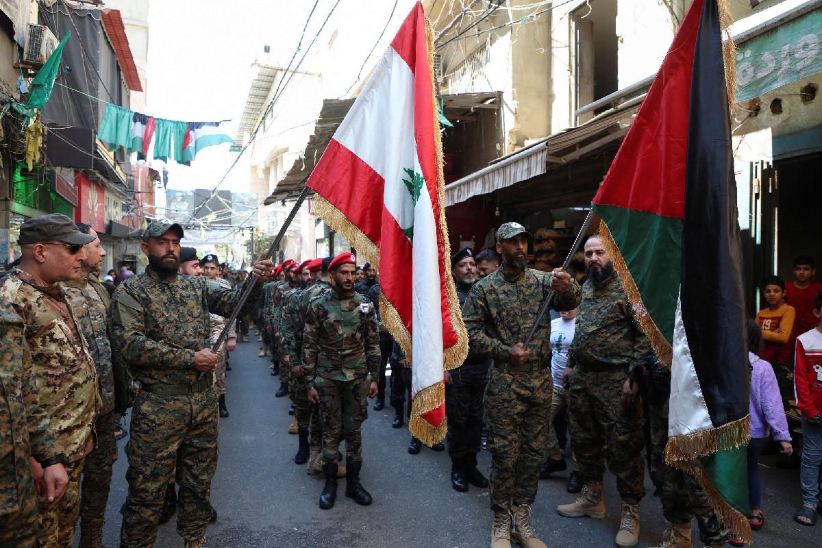 الفصائل الفلسطينية في لبنان شنت هجمات صاروخية على اسرائيل