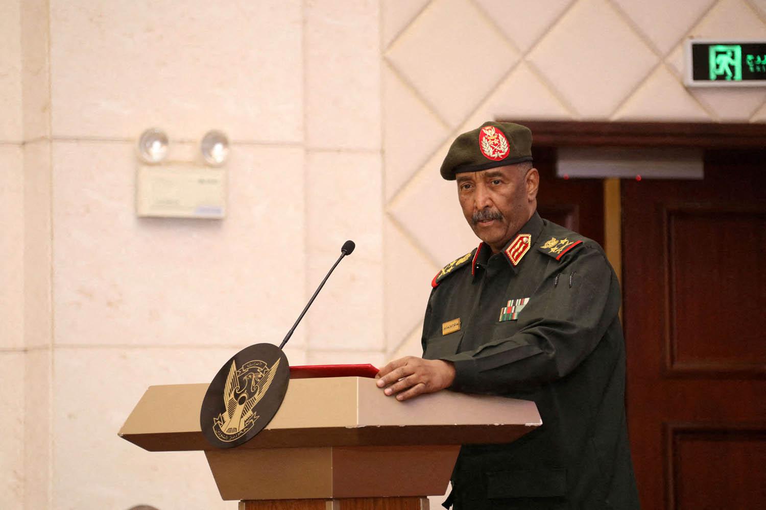 Sudan's military leader General Abdel Fattah al-Burhan 