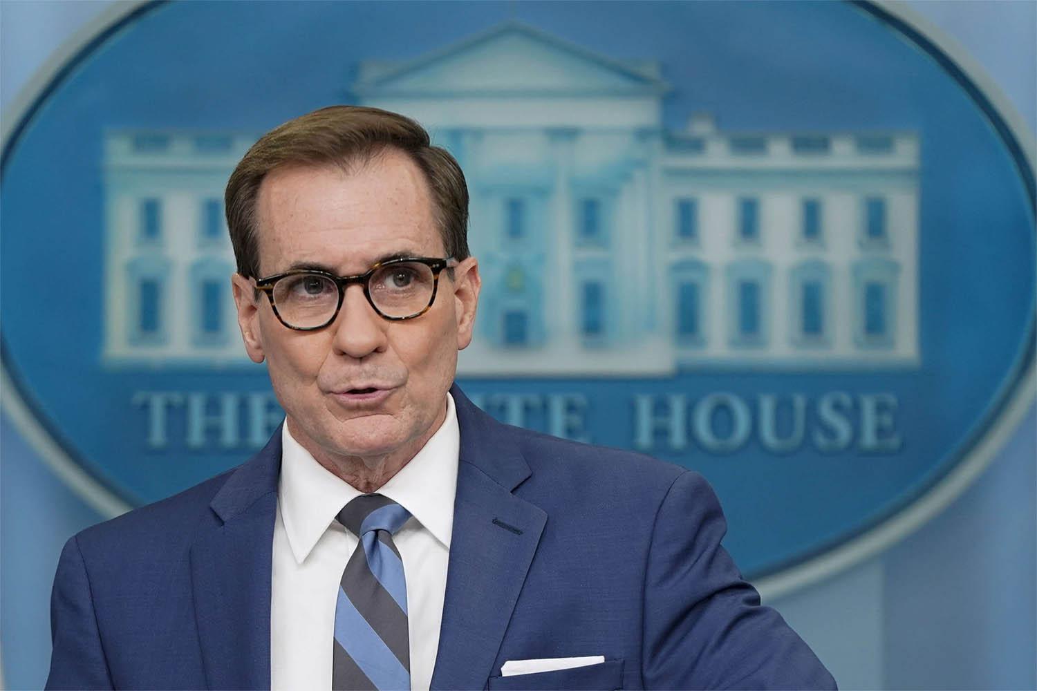 National security adviser John Kirby 