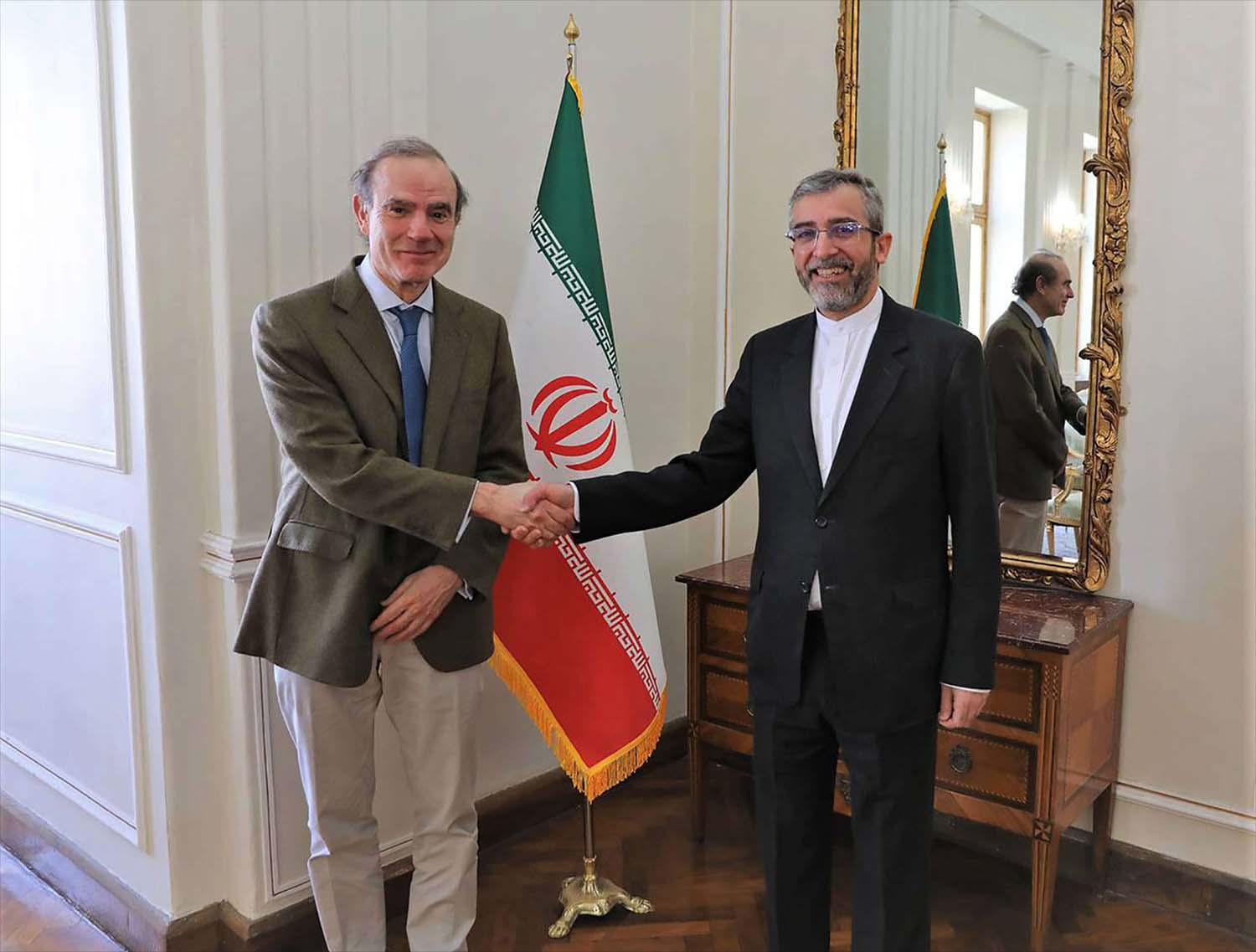 The meeting between Bagheri and Mora was held in Doha