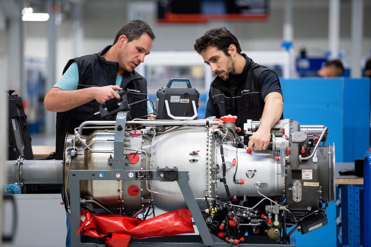 The agreement is for helicopter engine maintenance 