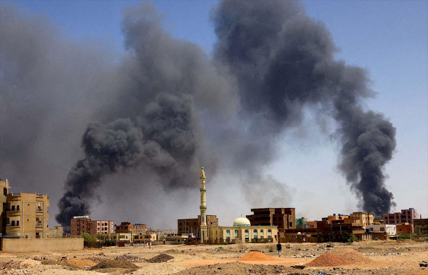 Aerial bombardments resumed
