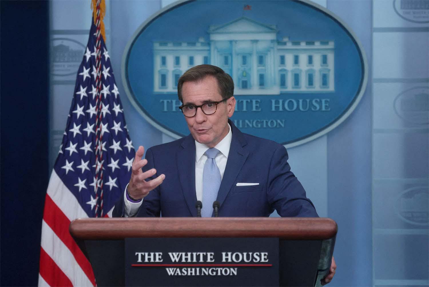 National security spokesperson John Kirby 