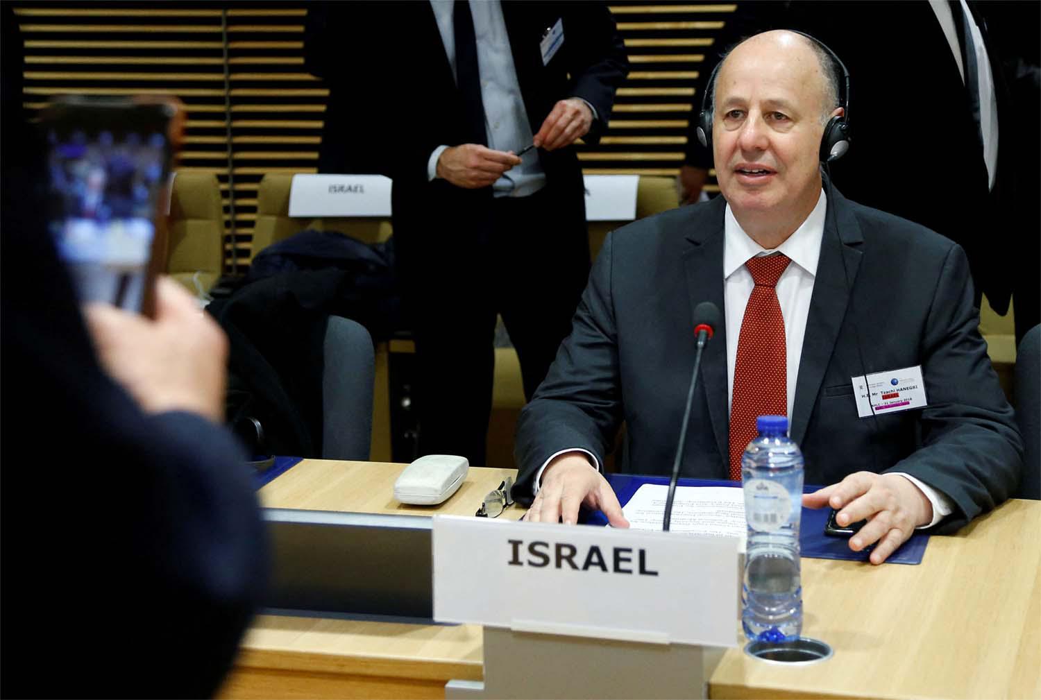 Israel's national security adviser Tzachi Hanegbi 