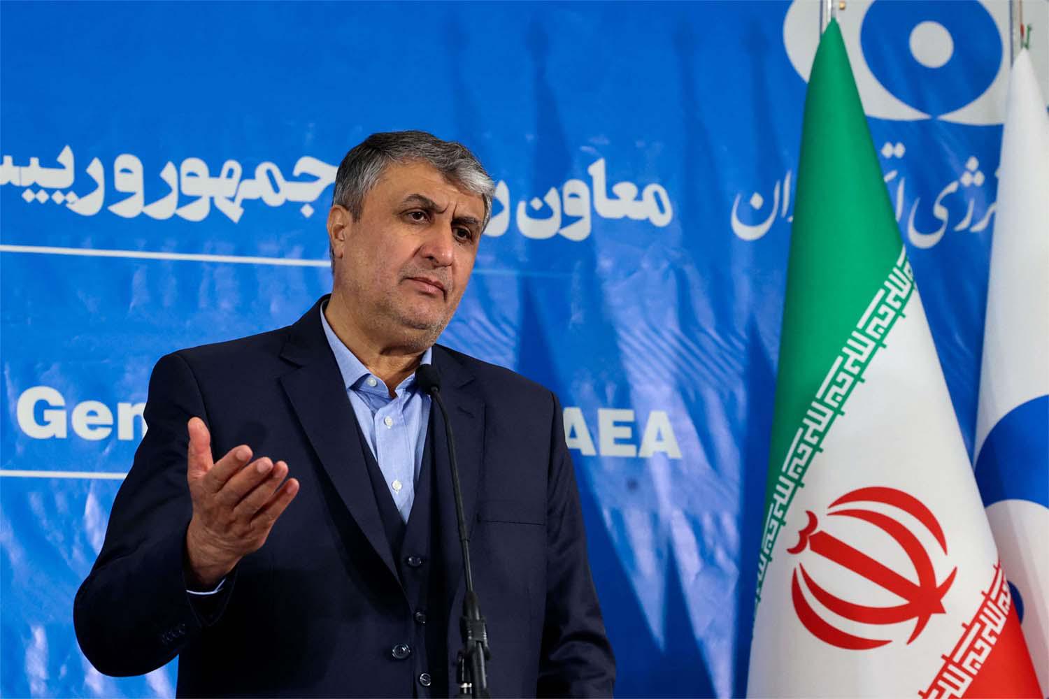 Iran's nuclear chief Mohammad Eslami 