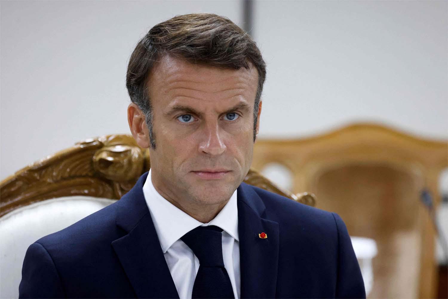 Macron: We are at the disposal of their sovereign decision