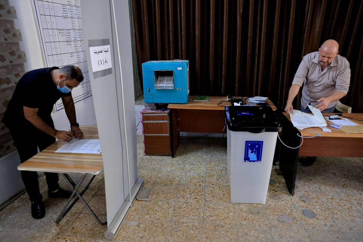 تدريب على اليات التصويت الالكتروني في العراق