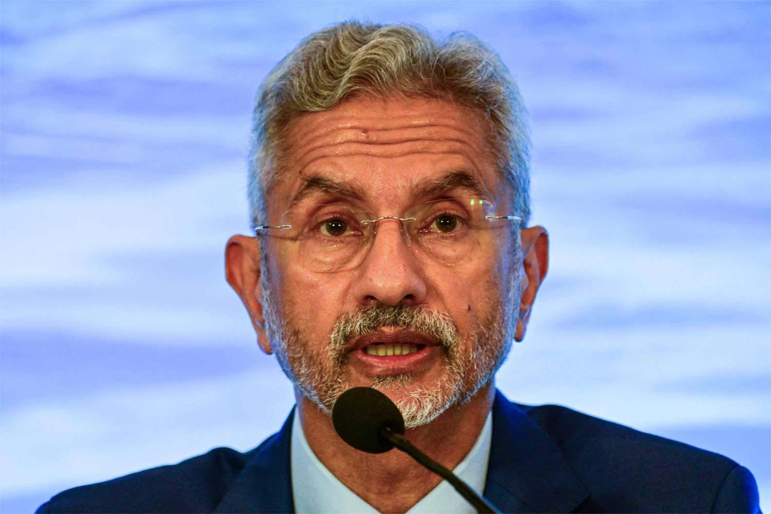 India's Foreign Affairs Minister Subrahmanyam Jaishankar