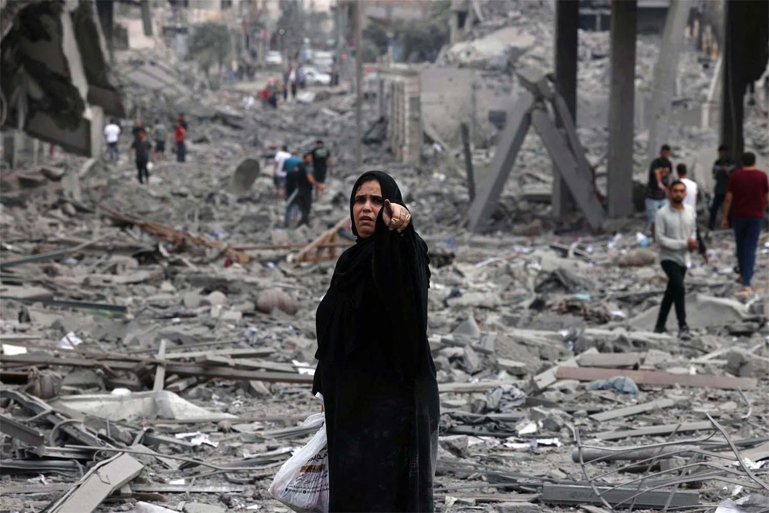 Gaza is being flattened by Israeli air strikes