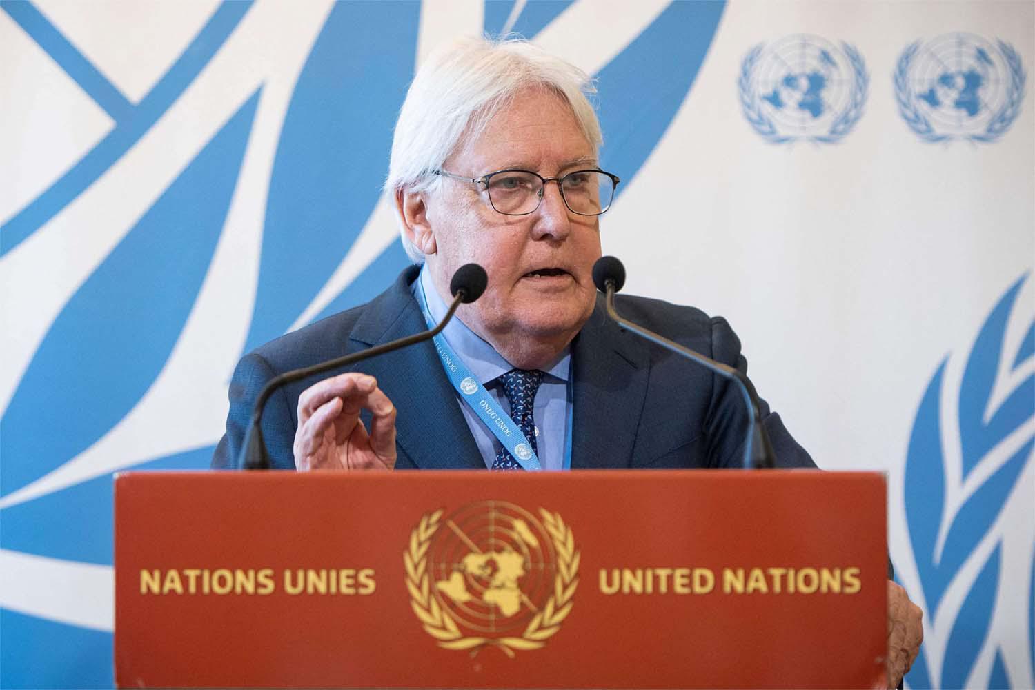UN aid chief Martin Griffiths 