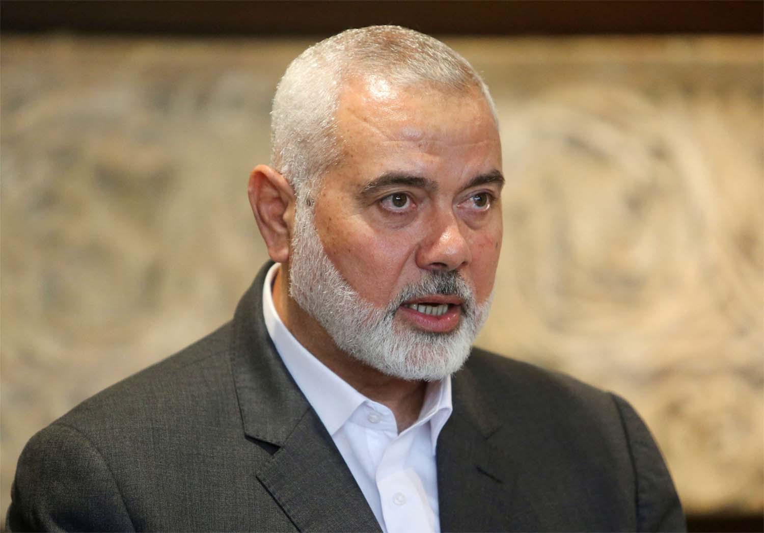 The leader of Palestinian Islamist militant group Hamas Ismail Haniyeh