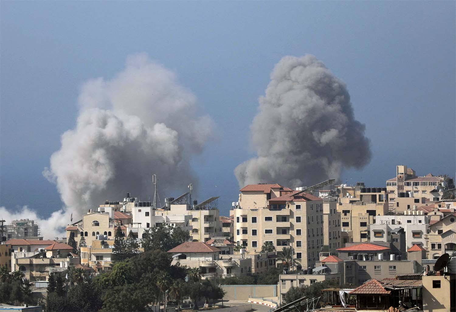 Ongoing Israeli bombardment of the Gaza Strip