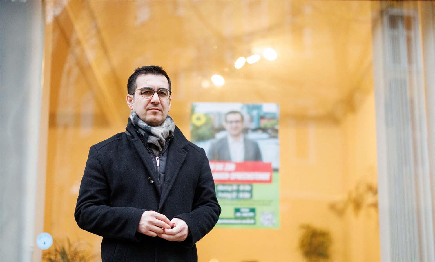 Jian Omar, a Berlin lawmaker of Kurdish-Syrian background, feels unprotected by police