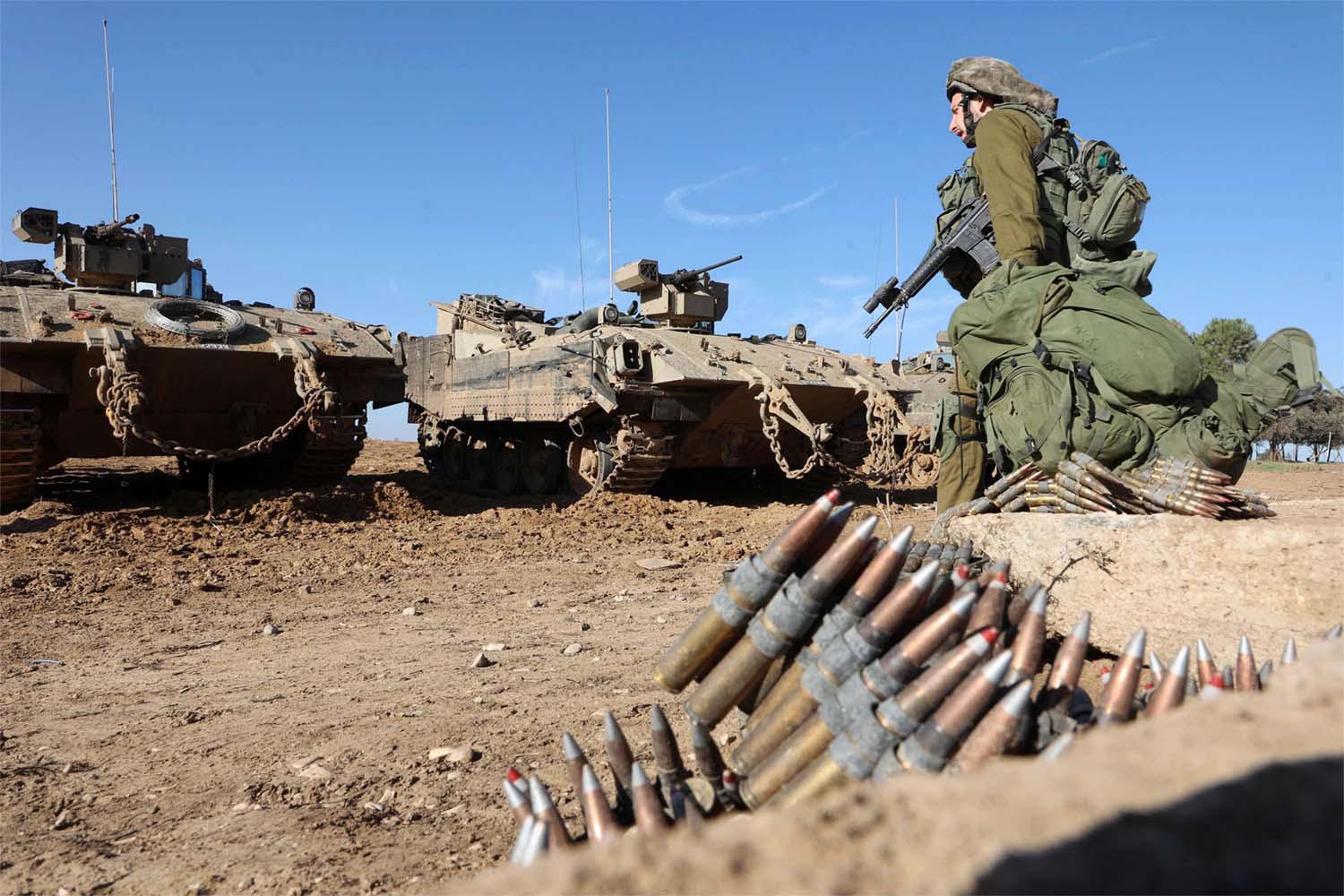 The two sides reviewed the importance of working on a permanent ceasefire in Gaza