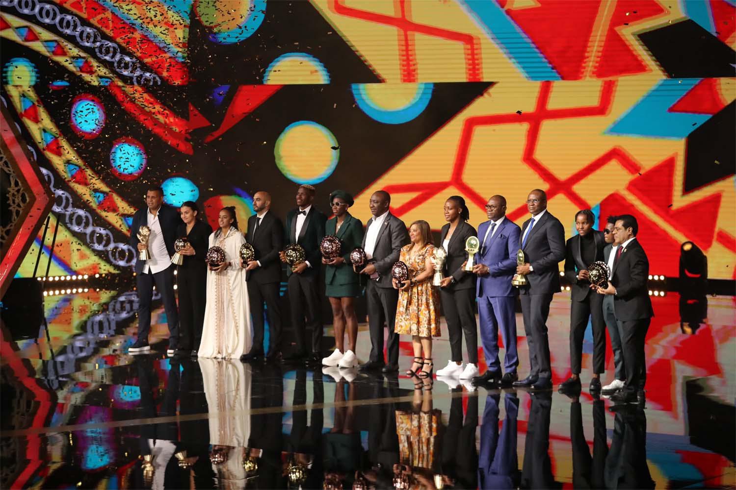 The winners of the CAF awards