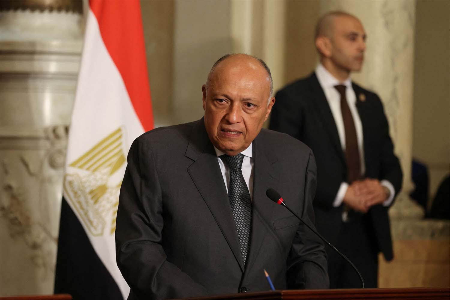 Egyptian Foreign Minister Sameh Shoukry