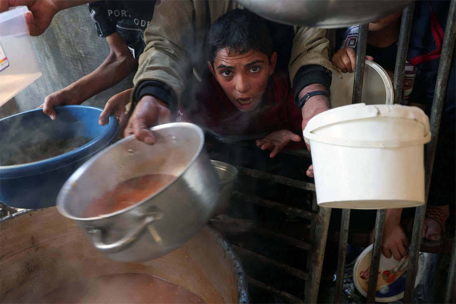 Gazans said people forced to flee repeatedly were dying of hunger and cold as well as the bombardments