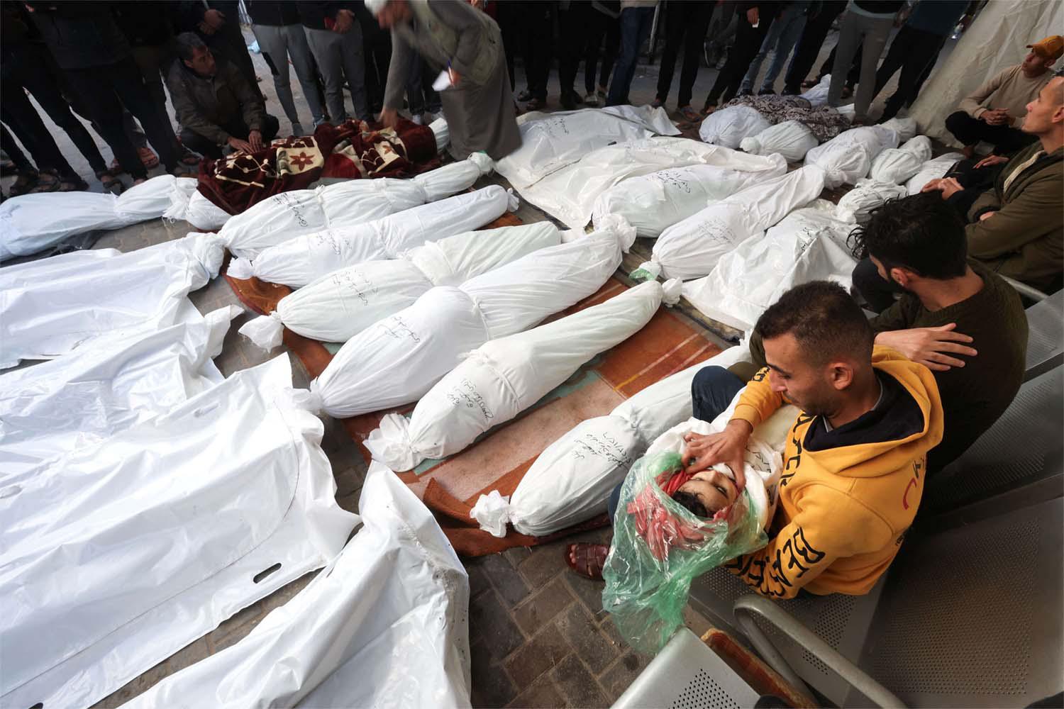 Gaza's Health Ministry says that so far 16,015 people have been killed