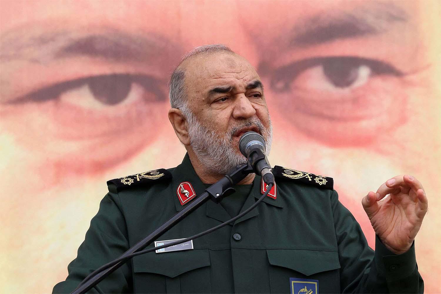 Revolutionary Guards' chief Hossein Salami 