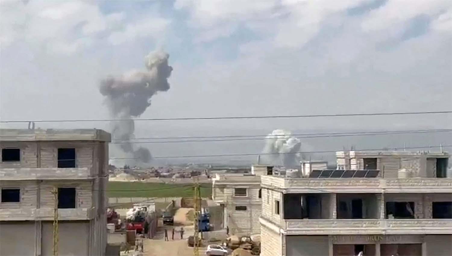 Israeli warplanes struck the Bekaa Valley on Monday