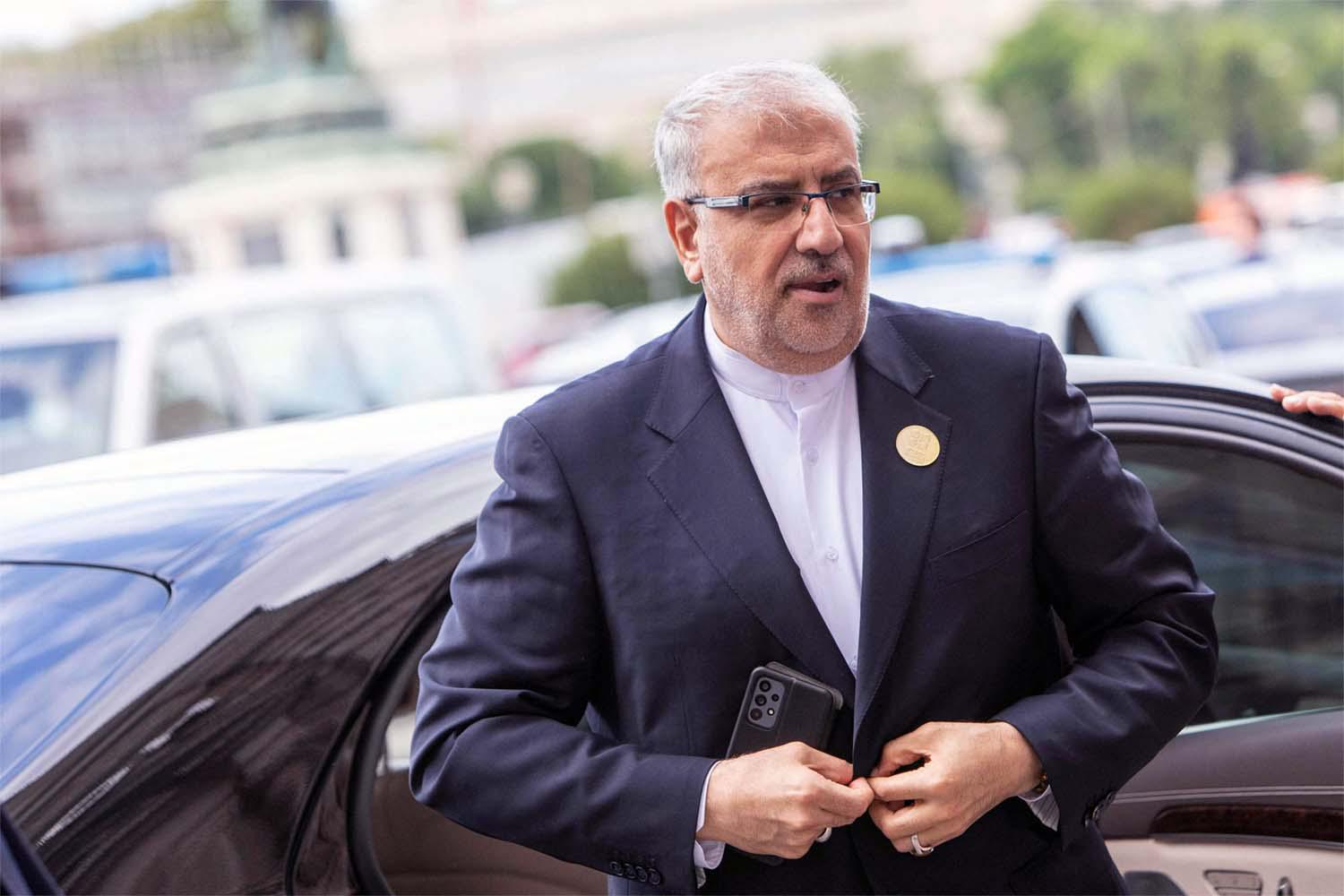 Iran's oil minister Javad Owji 