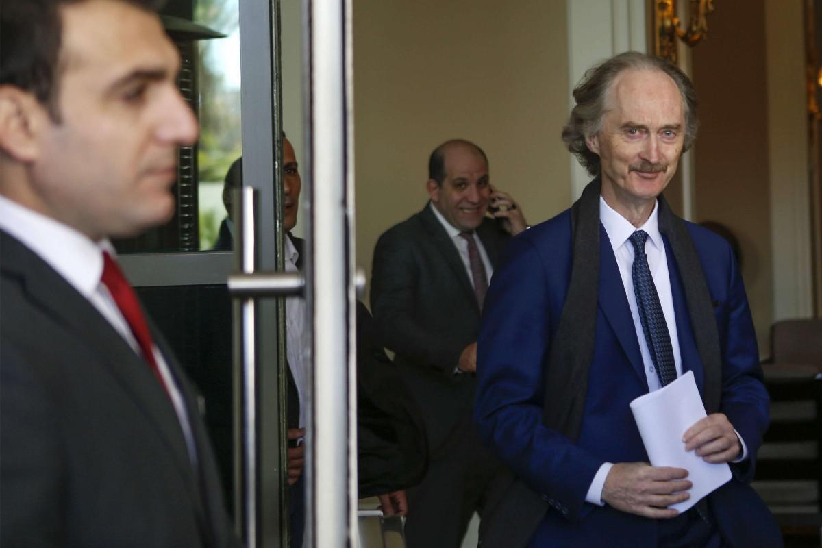 بيدرسن يناشد الأطراف الدولية الرئيسية الامتناع عن التدخل في مكان اجتماع السوريين