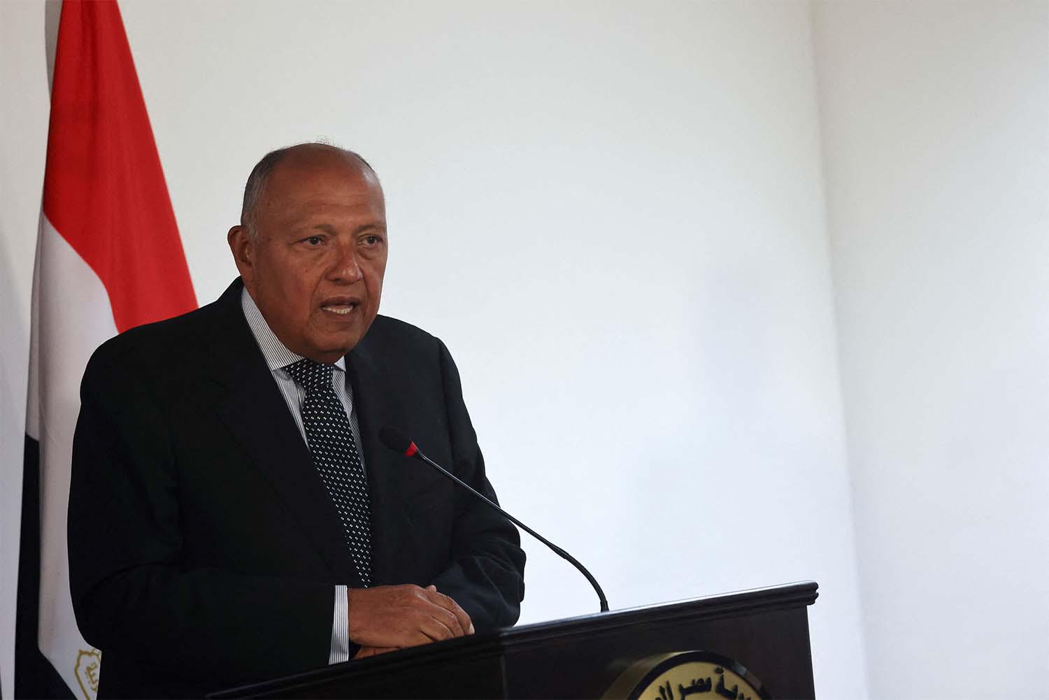 Shoukry: we will still exert every effort with our brothers in Qatar and the US and others close to the negotiations