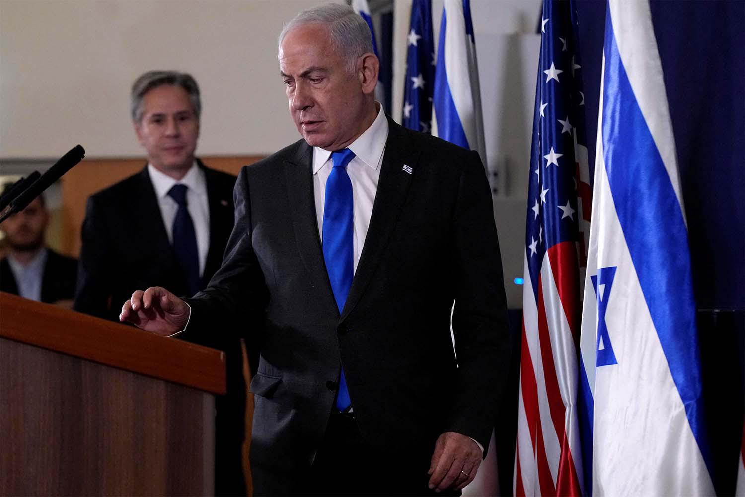 Netanyahu with Blinken