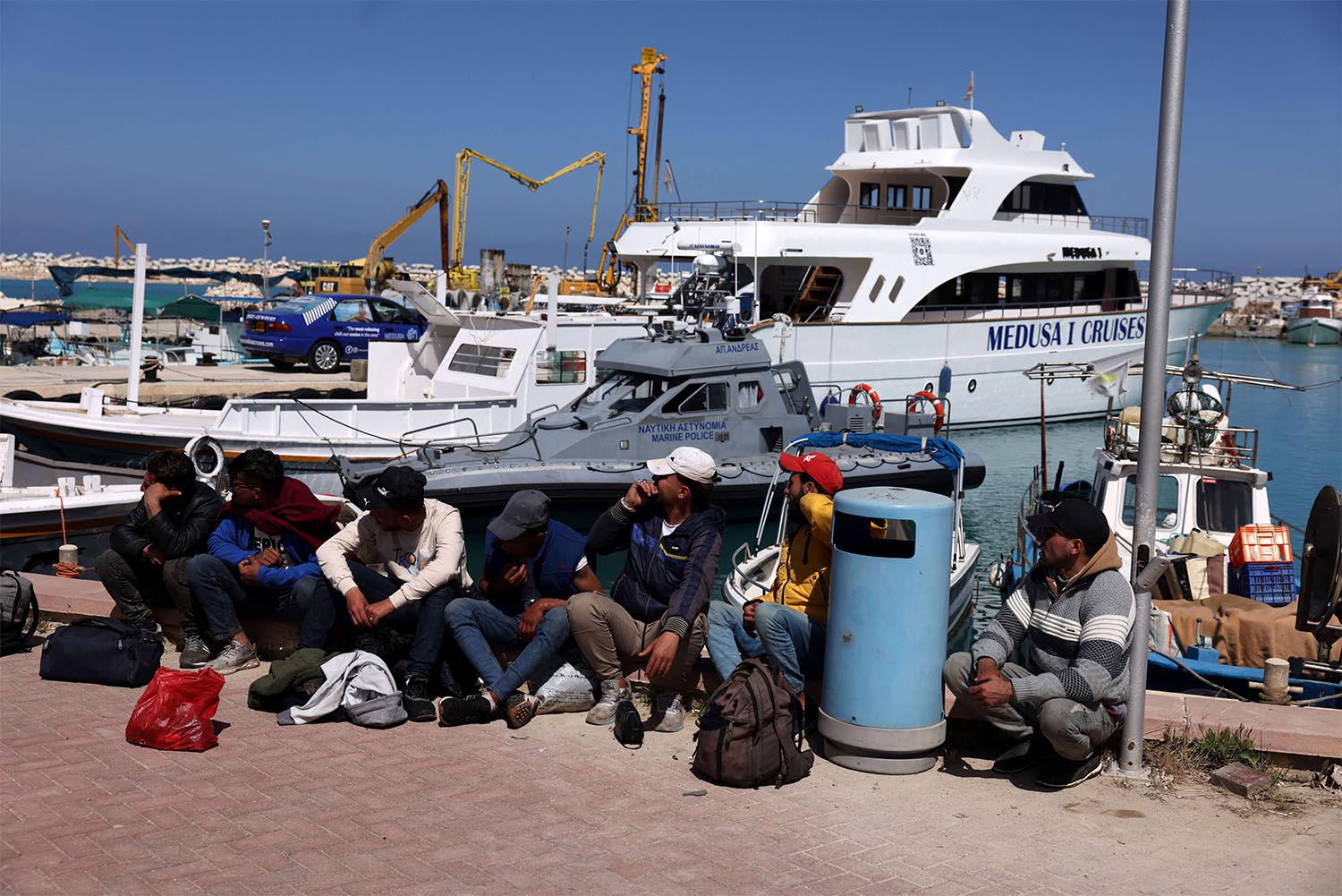A sharp increase in the number of Syrians arriving in Cyprus from Lebanon