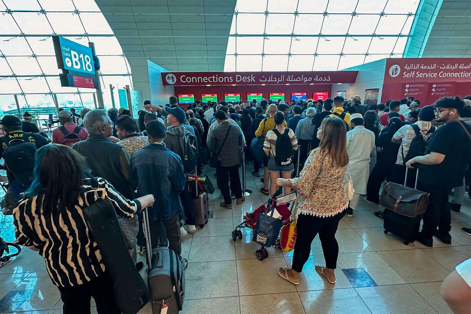 Dubai International advises passengers in Dubai not to come to the airport