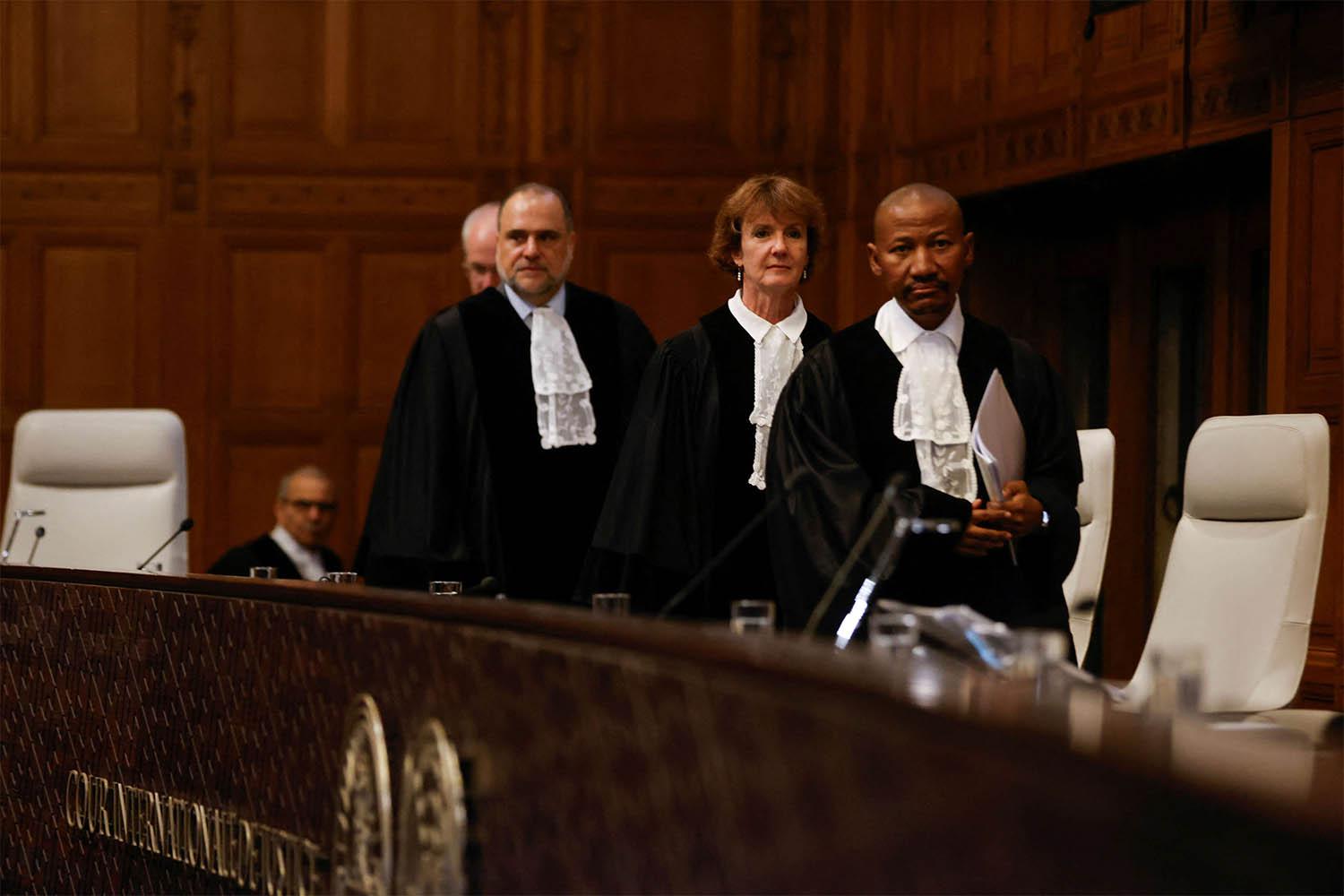 The case was a stark sign of Israel's global isolation over its campaign in Gaza