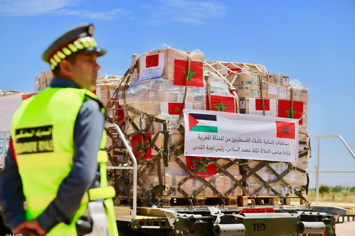 مبادرة مغربية تلو الأخرى للتخفيف من حدة الكارثة في القطاع الفلسطيني 
