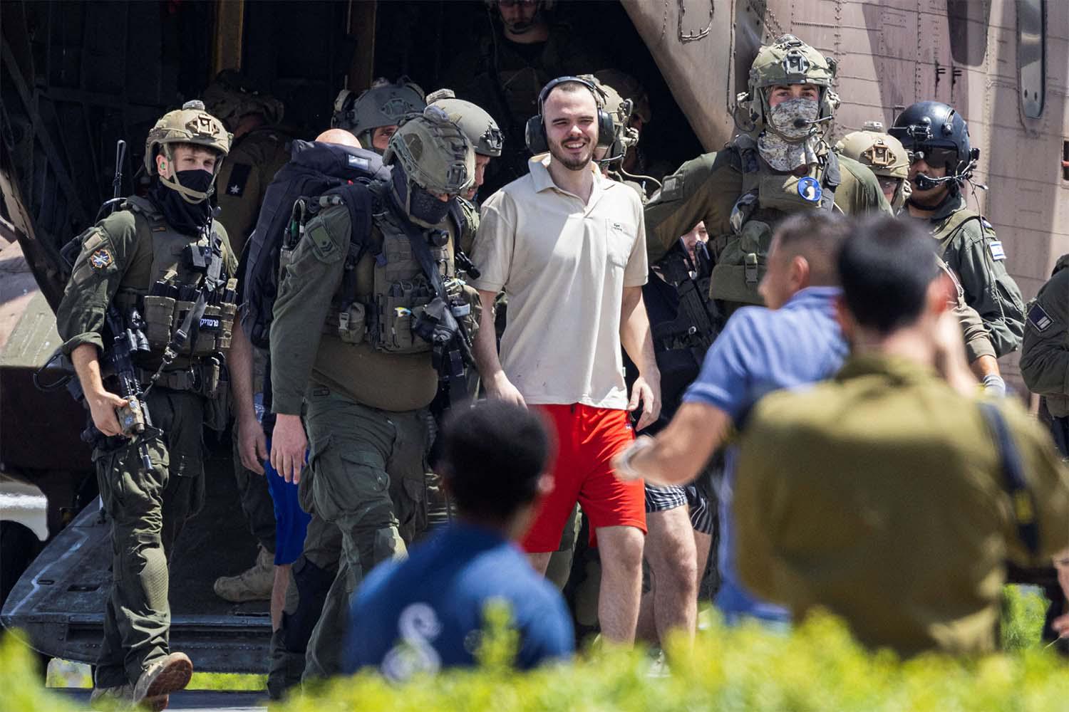 Gantz delayed a statement in which he was widely expected to announce his resignation from Netanyahu's emergency government following the hostage rescue