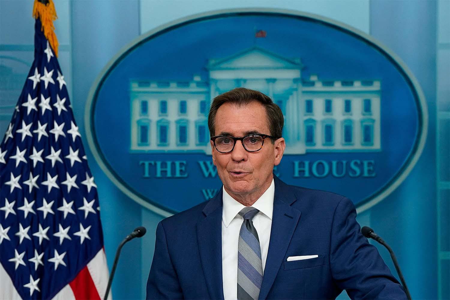White House spokesman John Kirby