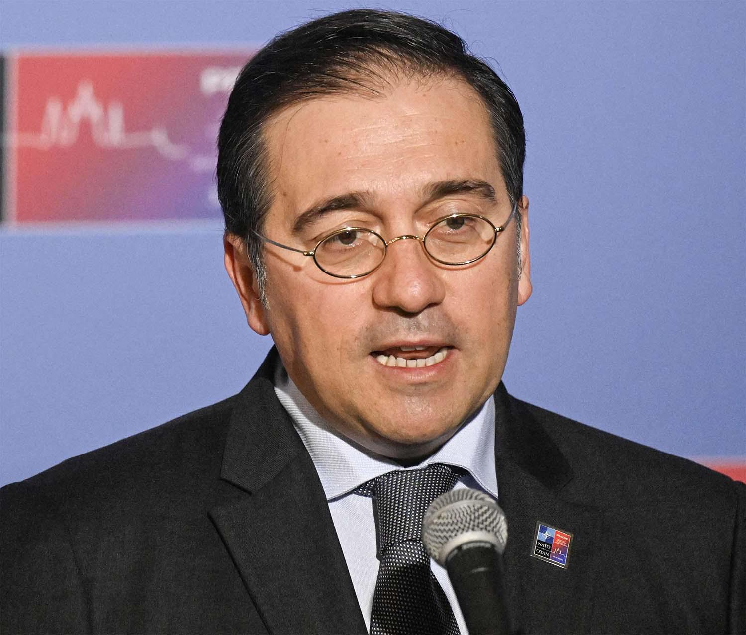 Spanish FM Jose Manuel Albares 