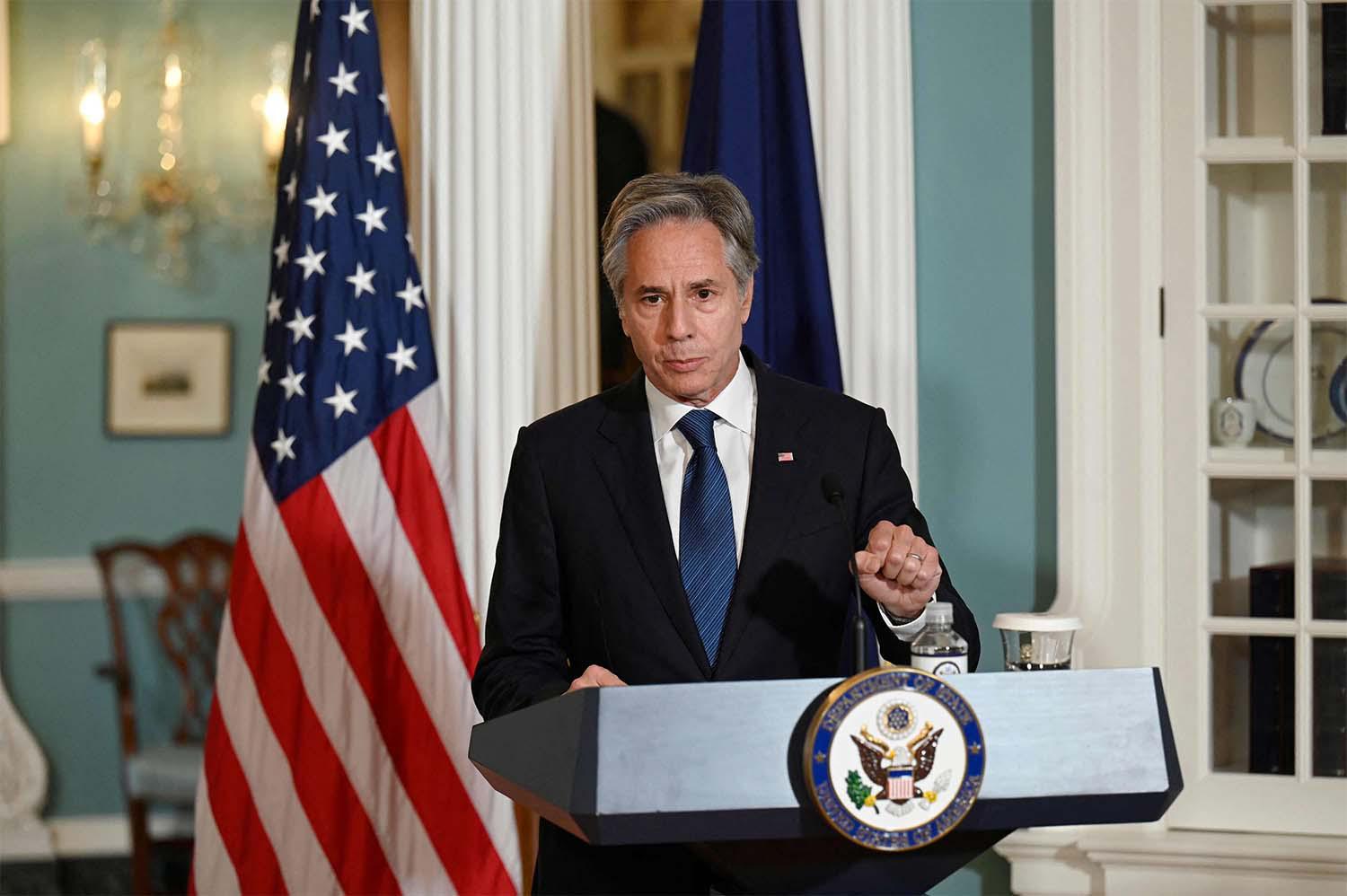 US Secretary of State Antony Blinken