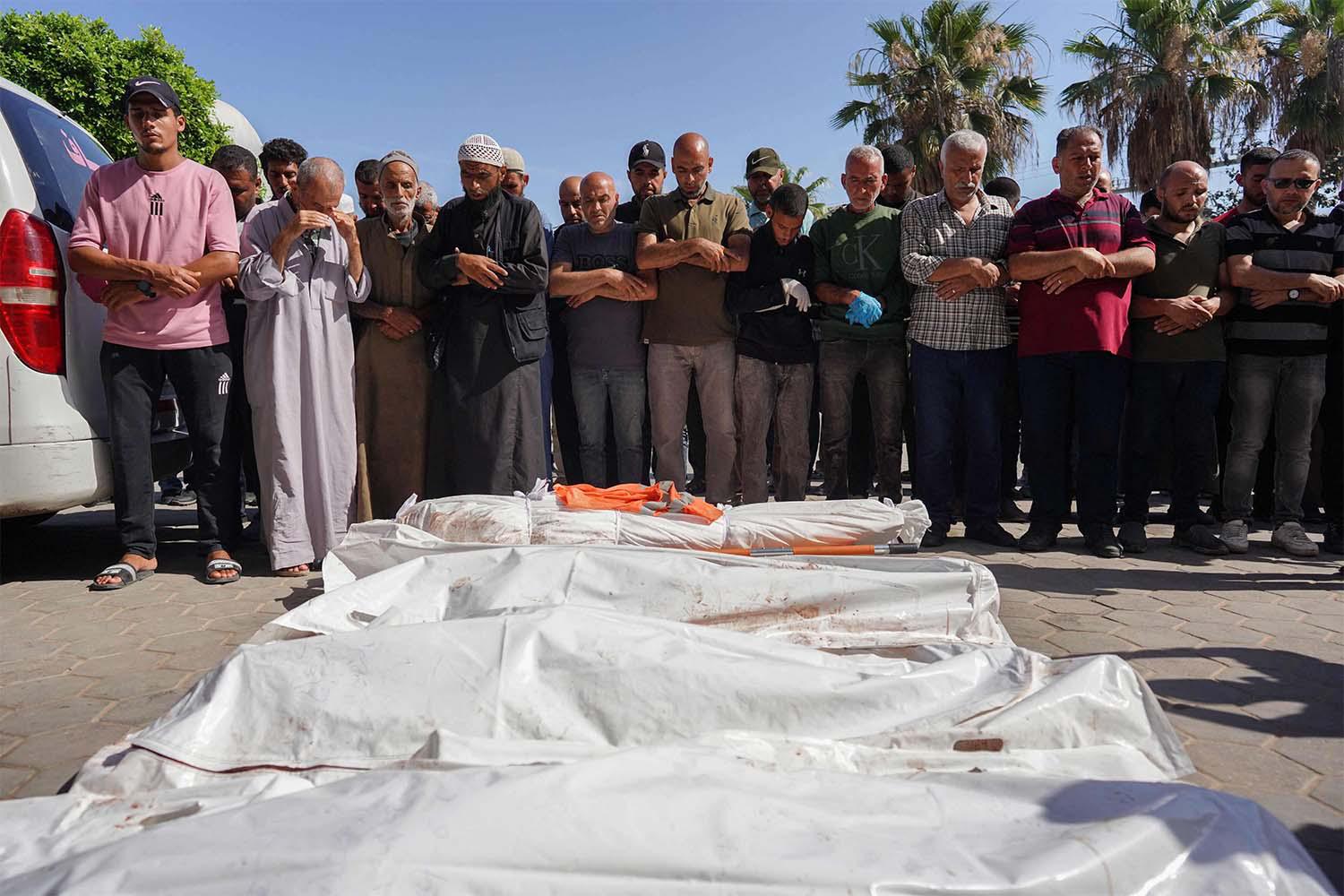 At least 28 Palestinians killed in central and southern Gaza