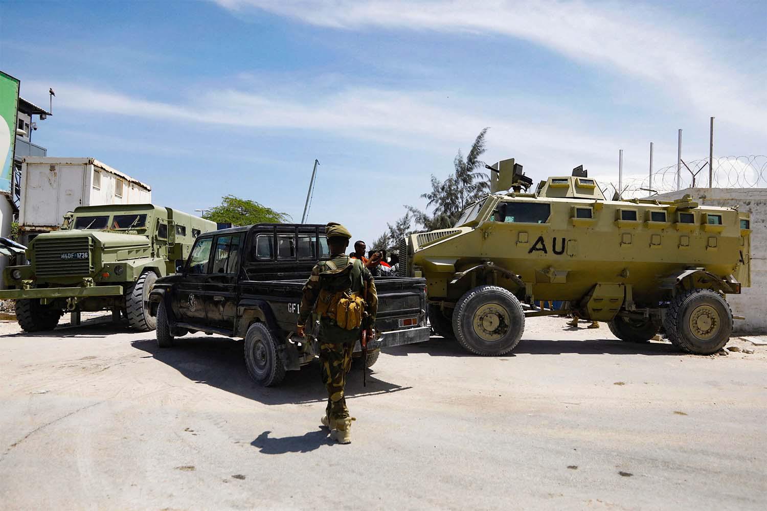 At least 3,000 Ethiopian soldiers are stationed in Somalia as part of an AU peacekeeping mission