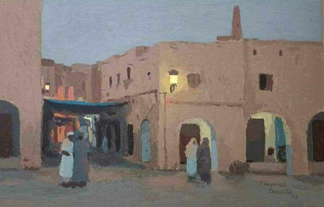 إحدى لوحات بوستة